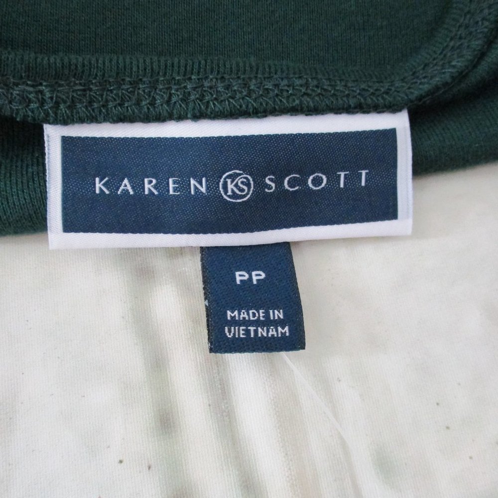 Karen Scott Embellished Holiday Long Sleeve Tee - Picture 10 of 11
